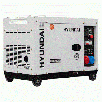 Дизельний генератор HYUNDAI DHY 8600SE-T