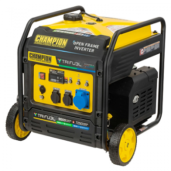 Гібридний інверторний генератор CHAMPION C9000iE Tri Fuel (501176-UA) БЕЗКОШТОВНА ДОСТАВКА І НАЛОЖКА АБО ЗНИЖКА